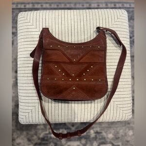 100% Leather Lucky Brand Crossbody